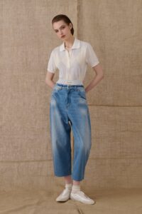 oose-Fitting Denim Pants - Image 2