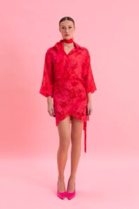 RUBY ROSE MINI WRAP SKIRT