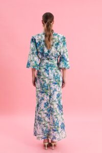 SPRING MELODY MIDI LINEN SKIRT - Image 2