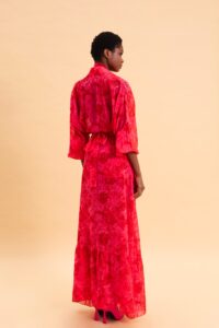 Σετ ruby MAXI WRAP SKIRT with wrap top - Image 2