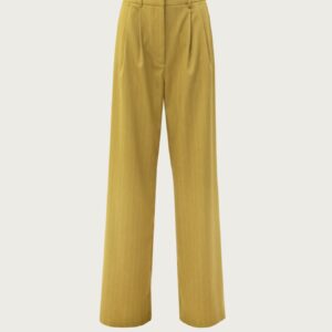 Striped Pants in Lime Green