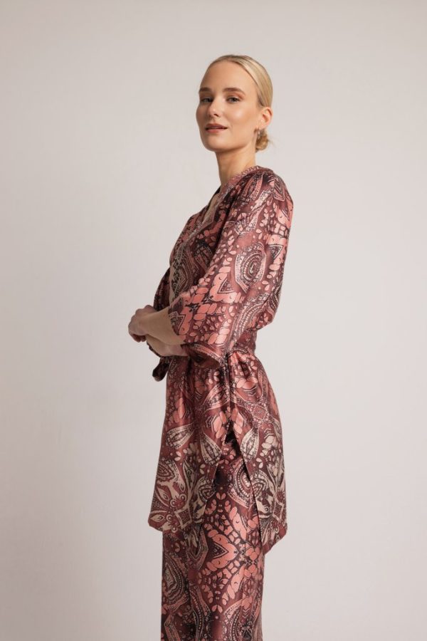 Σετ εμπριμέ με ιδιαίτερο μοτίβο φούξια - Image 2