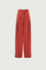Sanguine Red Double-Belted Pants - Image 3