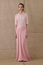 Dusty Pink Satin Mermaid Skirt