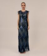 Φόρεμα μαξι παγέτα φτερά - Image 3