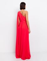 One shoulder φόρεμα με αγκράφα - Image 2