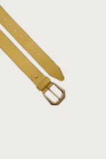 Lime Green Leather Belt - Image 2