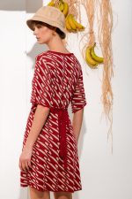 CHILL ISLAND MINI KNITTED DRESS BORDEAUX - Image 2