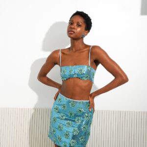 HONEYDEW SKIRT BLUE