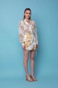 GLORIA WRAP MINI SKIRT - Image 4