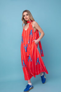 LYA LOB DRESS RED - Image 2