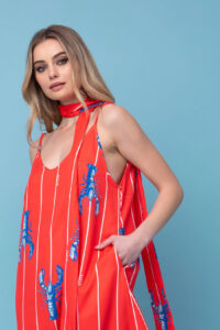 LYA LOB DRESS RED - Image 3