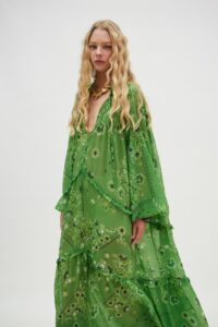 Suez Dress (Green) - Image 4