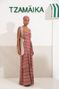 CHILL ISLAND FRILLED DRESS BORDEAUX - Image 3