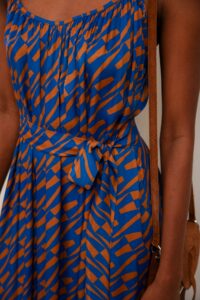 CHILL ISLAND FRILLED DRESS BLUE - Image 5