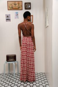CHILL ISLAND MAXI DRESS BORDEAUX - Image 2