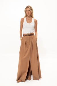 Tan Long Skirt