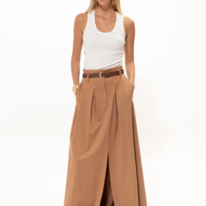 Tan Long Skirt