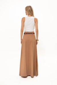 Tan Long Skirt - Image 3