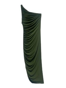 One shoulder φόρεμα με σούρες - Image 2