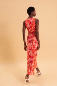 SUNSET DREAM MIDI SATIN DRESS - Image 5