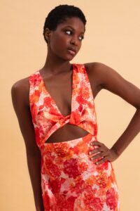 SUNSET DREAM MIDI SATIN DRESS - Image 6