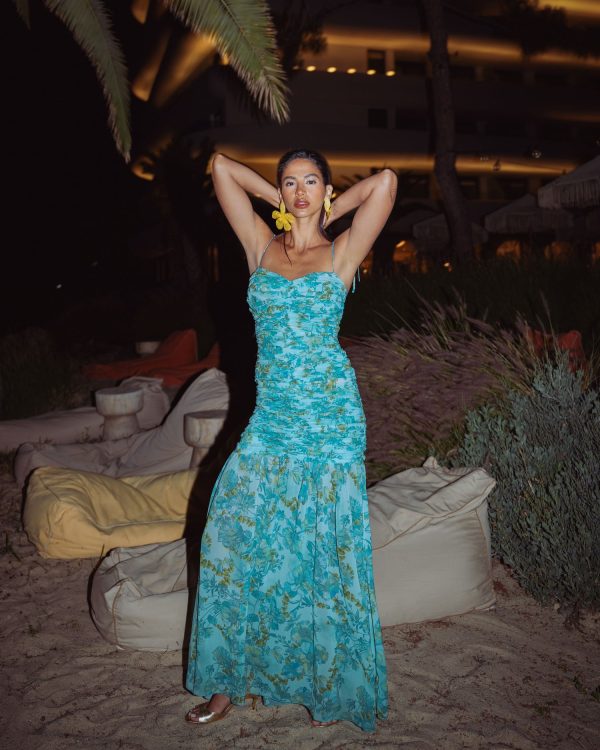 BOTANICAL BREEZE MAXI DRESS - Image 1