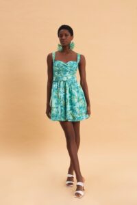 BOTANICAL BREEZE MINI 100% COTTON DRESS - Image 5