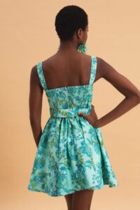 BOTANICAL BREEZE MINI 100% COTTON DRESS - Image 6