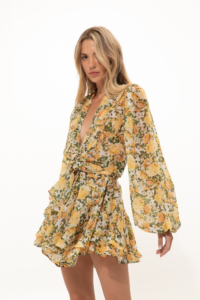 Floral Mini Dress - Image 3