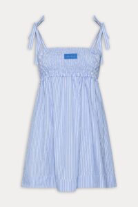 BREADFRUIT MINI DRESS BLUE - Image 2
