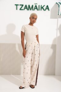 SALTFISH RIBBED TEE BEIGE - Image 3