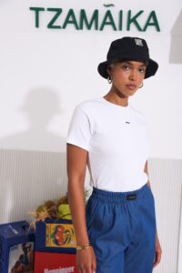 SALTFISH RIBBED TEE WHITE