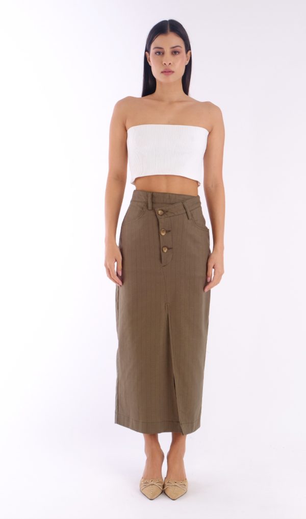 DIANA SKIRT khaki - Image 2