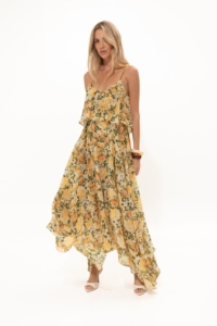 Asymmetrical Ruffled Dress - Image 2