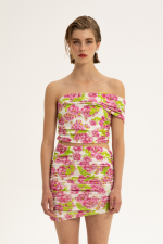 Rosalia Ruched Mini Dress