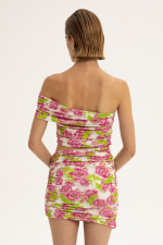 Rosalia Ruched Mini Dress - Image 3