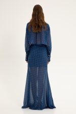 Eros Ruched Maxi Skirt - Image 3