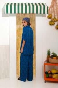 HIBISCUS SHIRT BLUE - Image 2