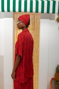 HIBISCUS SHIRT RED - Image 3