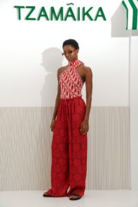 HIBISCUS PANTS RED - Image 3