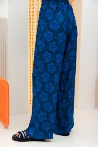 HIBISCUS PANTS BLUE - Image 2