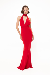Fire Red Maxi Gown