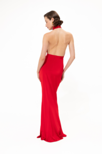 Fire Red Maxi Gown - Image 3
