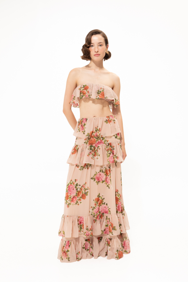 Pink Romance Ruffled Skirt - Image 2