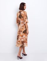 Σεμιζιέ φόρεμα εμπριμέ - Image 3