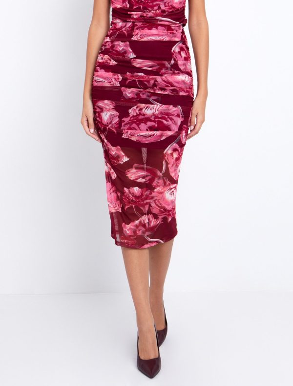 σΕτ Tulle τοπ φλοράλ με Τulle φούστα φλοράλ - Image 6