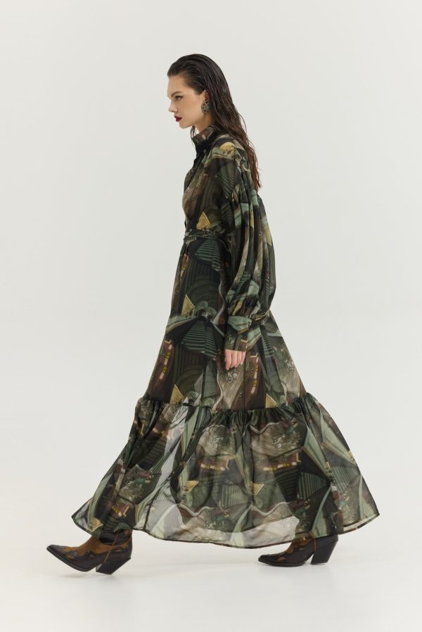 Bramble Dress (Khaki) - Image 2