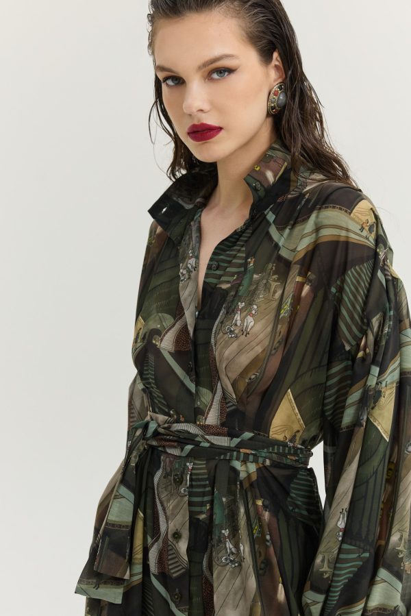 Bramble Dress (Khaki) - Image 4