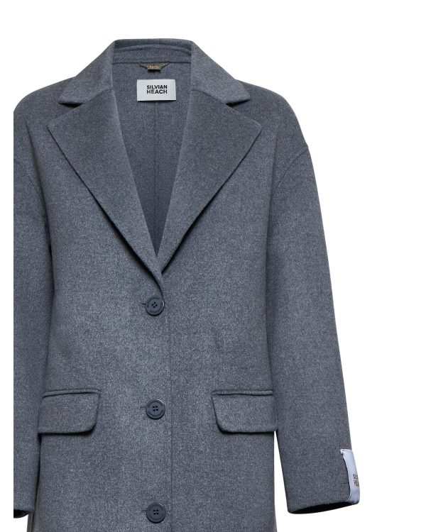 GREY SINGLE-BREASTED COAT - Image 3